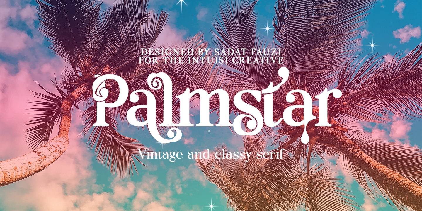 Example font Palmstar #1